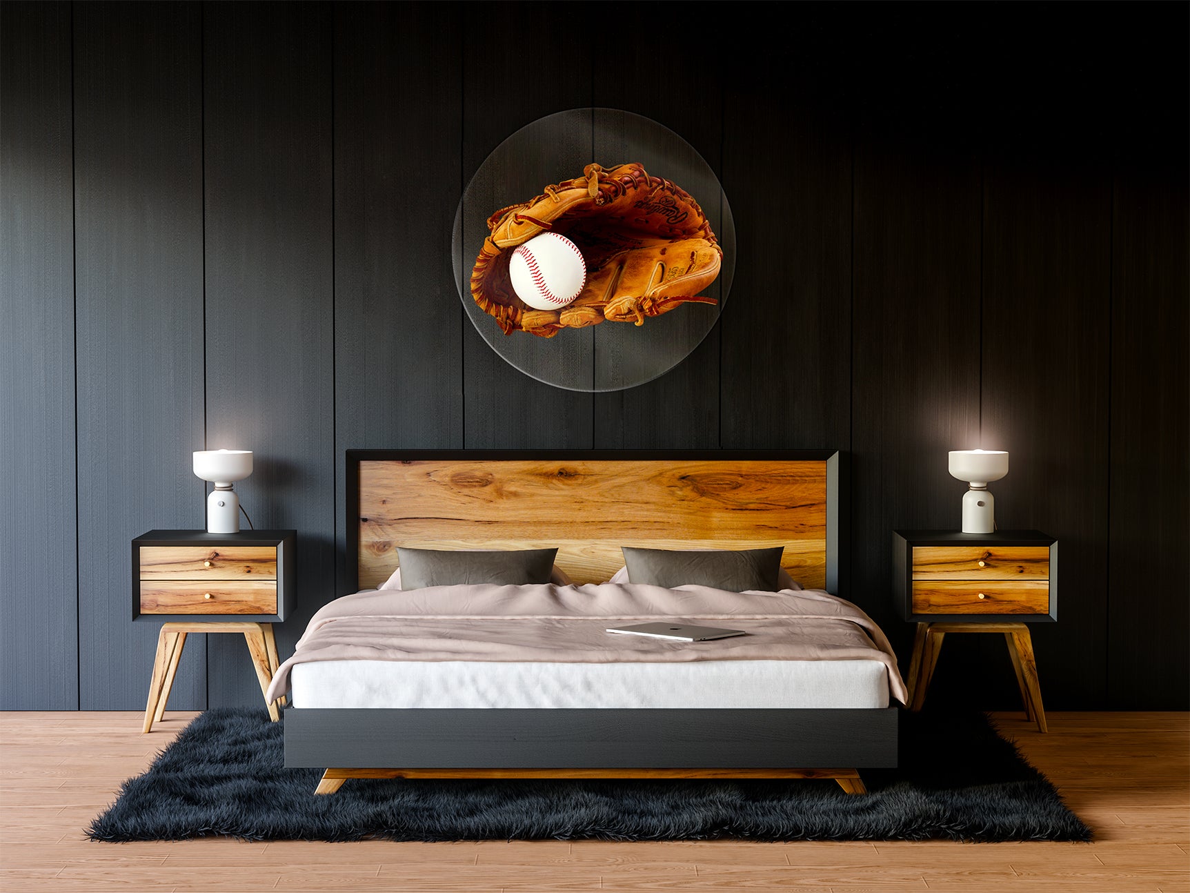 Baseball Glove & Baseball